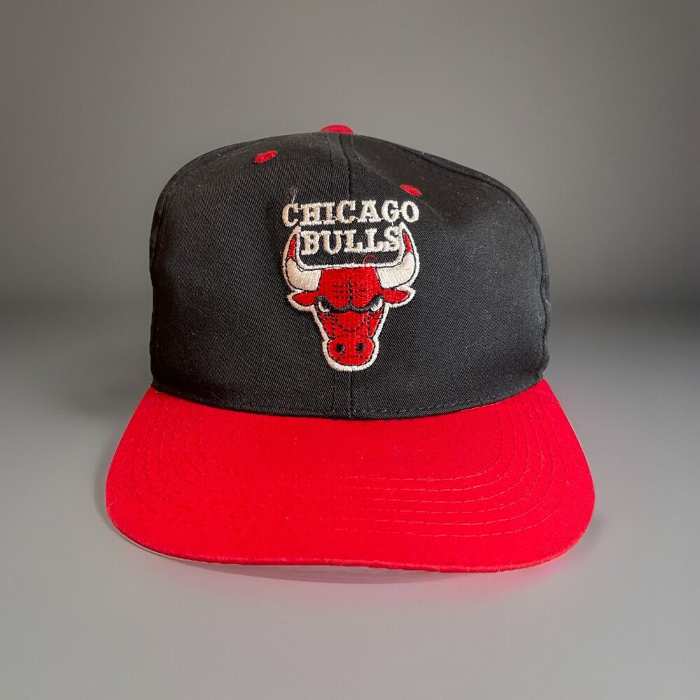 Vitg Rare Starter Chicago BULLS Snapback YOUTH Hat Cap Red